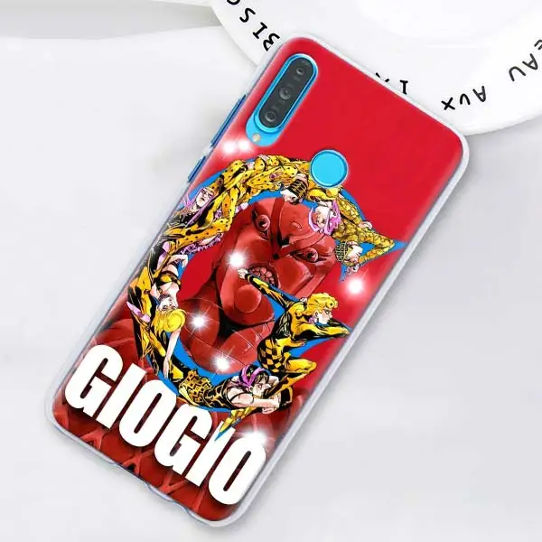 JOJO 39 s странные приключения японский чехол для телефона аниме для huawei P20 Lite P20 P30 Pro P9 P10 Lite P Smart плюс жесткий чехол C Shell - Цвет: H08