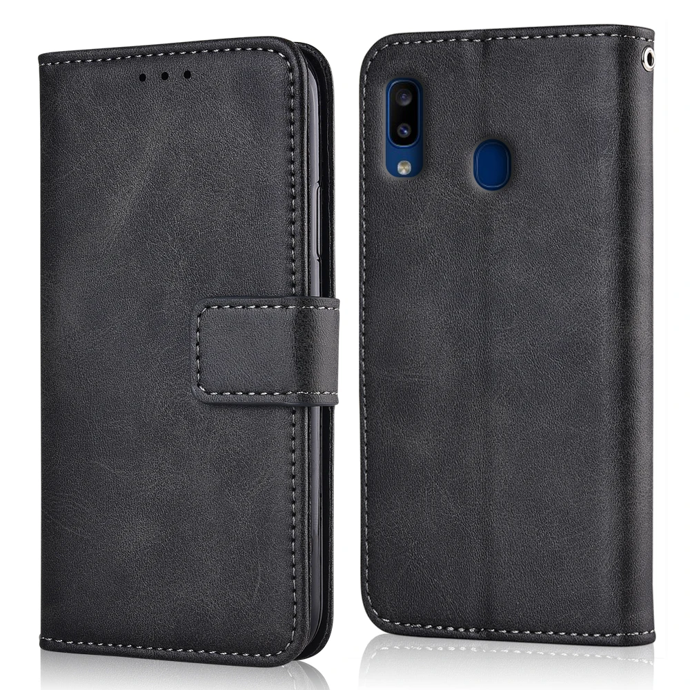 A30 чехол тонкий кожаный флип чехол для samsung Galaxy A30 A305 A305F SM-A305F Чехол кошелек Магнитный чехол для samsung A30