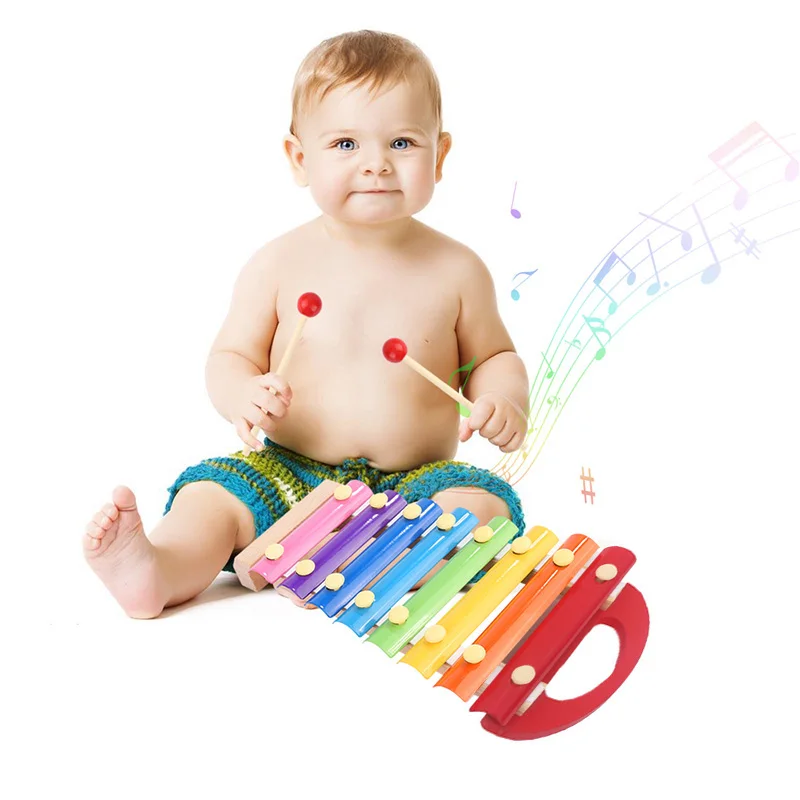 Горячая Распродажа музыкальный инструмент, игрушка с деревянной рамкой, ксилофон для детей, музыкальные забавные игрушки для детей, развивающие игрушки, подарки на день рождения
