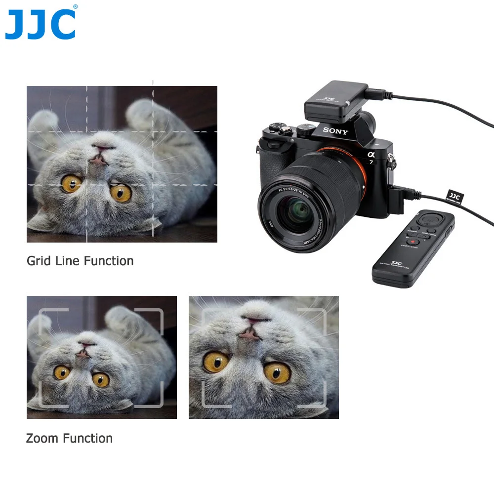 JJC RMT-VP1K Wireless Remote Control Timer Shuter Release for Sony A7IV A7III A7 IV III A7SIII A7R V IV A6600 A6500 A6400 A6300 images - 6