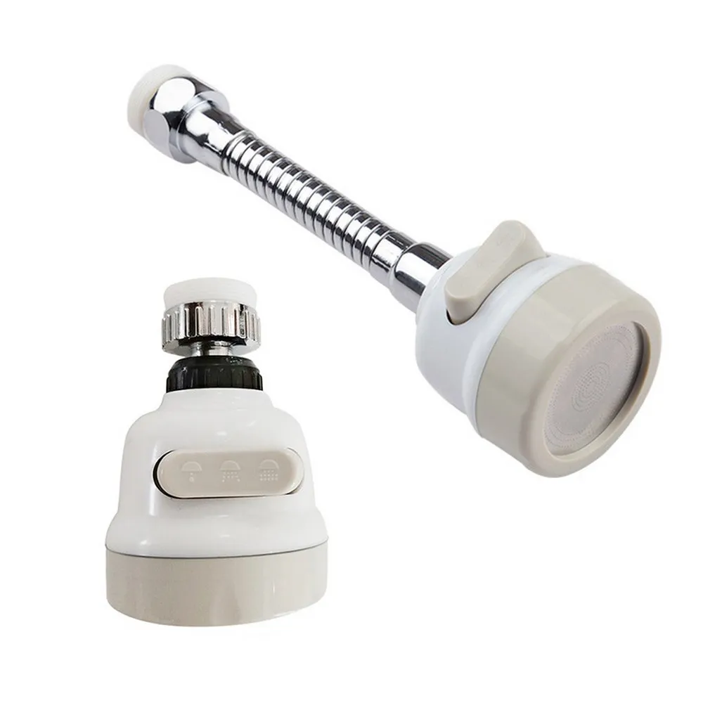 360 Rotary Stainless Steel Water Saving Faucet Hose Aerator Diffuser Filter Water Faucet Bubbler Aerator Water Saving Booster