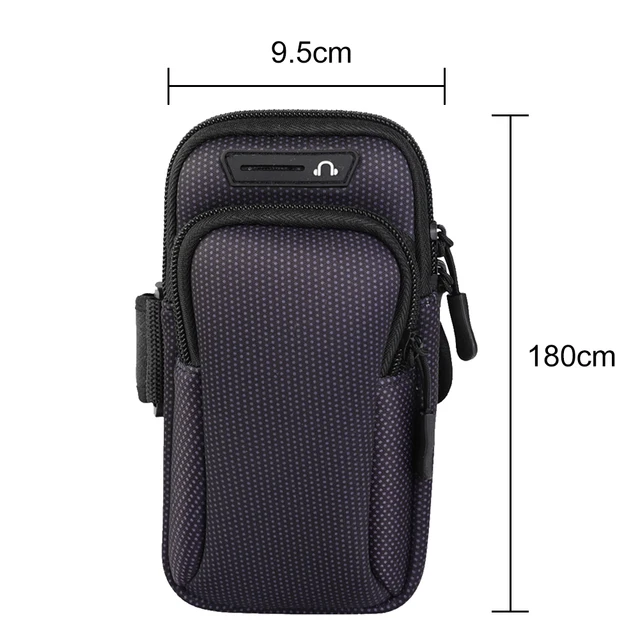 Waterproof Armband Sport Phone Case For Running Arm Phone Holder Sports Mobile Bag Hand Running Fitness Pouch Under 6.5&quot; 7.2&quot;_voghion.com