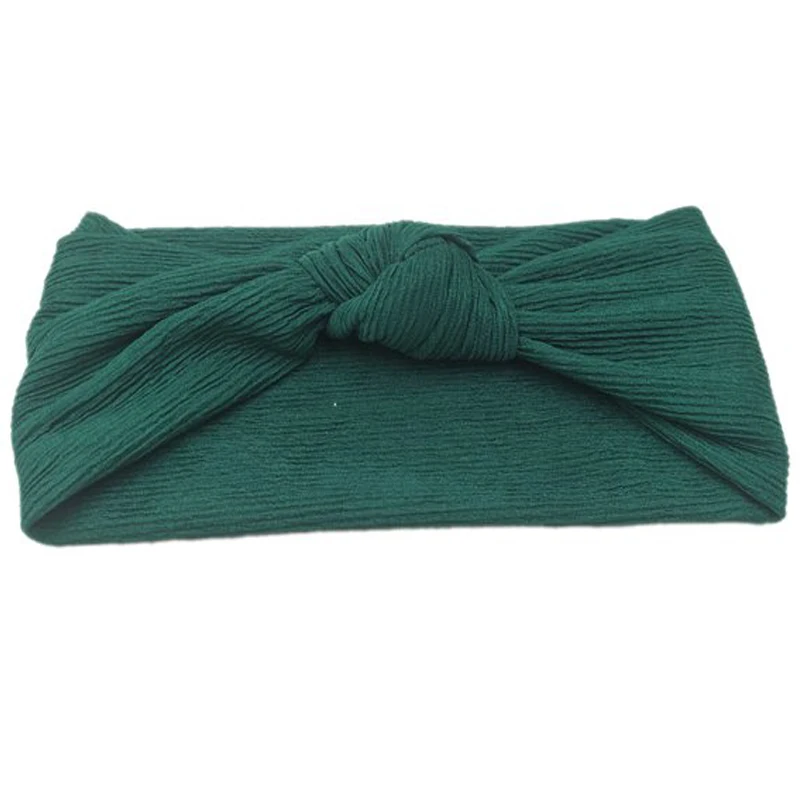 J173198 модная темно зеленая повязка на голову с узлом|knot headband|fashion headbandheadband fashion |