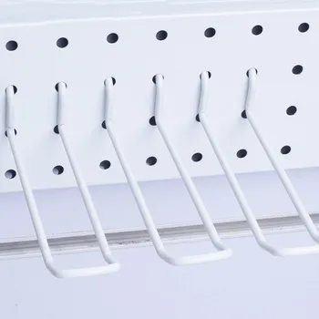 

1pc U Type Pegboard Hook Slotted Storage Panel Pegboard Sundries Hook Assortment Strong Holder Hanger Clother Rack 3 Lengths