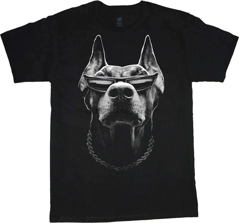 Мужская футболка с графическим принтом Doberman Pinscher | одежда