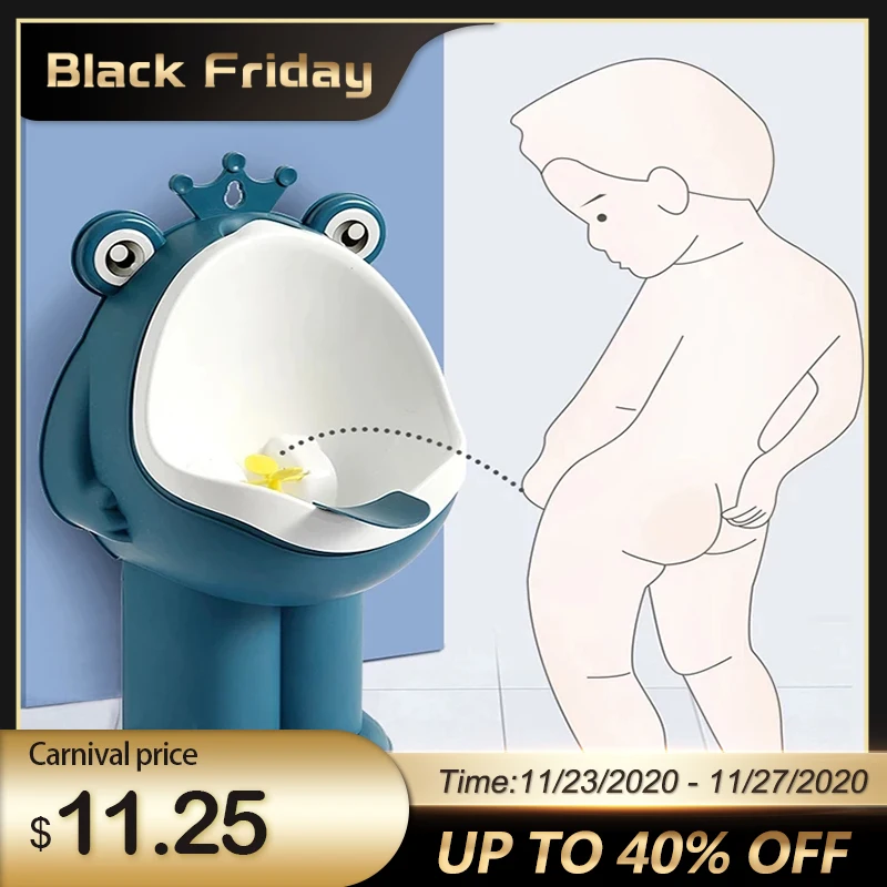 

Children's Urinal Kids Toilet Child Standing Urinal Wall-mounted Toilet for Boy Portable Frog Toilet Training Split Design Potty