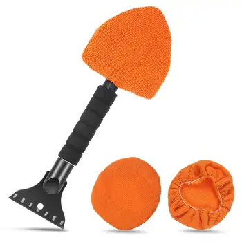 

Car Windshield Cleaner Brush Wiper Telescopic Handle Auto Window Glass Washer Cleaner Soft Towel Brush Car Care Cleaning Tools