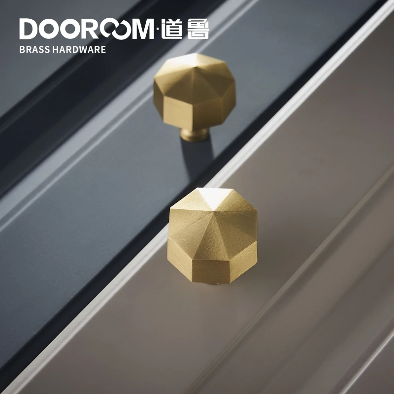 Ручки для мебели Dooroom из латуни скандинавские простые американские