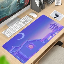 Cartoon Large Gaming Mouse Pad Gamer Computer Big Speed Mousepad Carpet PC Desk Mat Girl keyboard Pad Anti-slip Natural Rubber