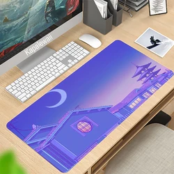 Grand tapis de souris de jeu de dessin animé, ordinateur de Gamer à grande vitesse, tapis de bureau PC, tapis de clavier antidérapant en caoutchouc naturel pour fille 