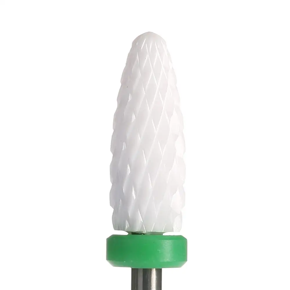 SpeTool 1 шт. высококачественный керамический сверло для ногтей вращающийся заусенец для электрических маникюрные машинки педикюрные пилки Инструменты для ногтевого салона - Цвет: C-White