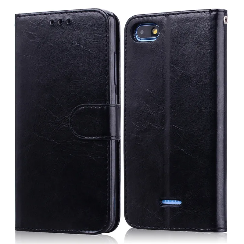 

Leather Flip Case for Xiaomi Redmi 6A Phone Wallet Phone Case for Xiaomi Redmi 6A Card Holder Book Cover Funda Redmi 6A Case