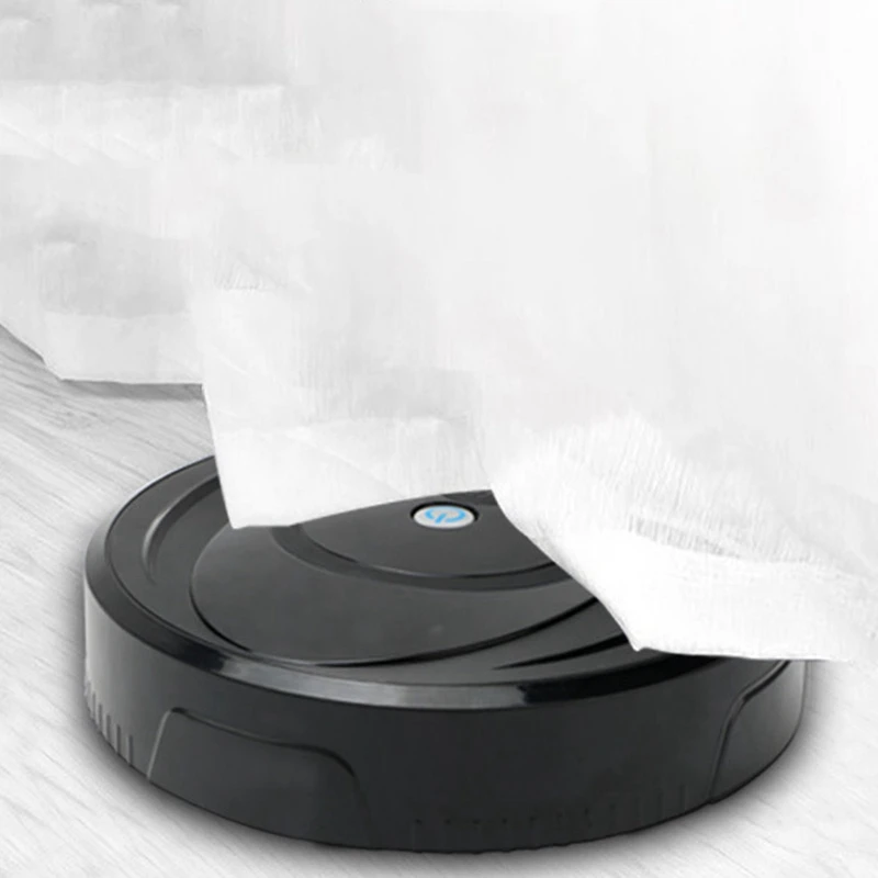 

Full Automatic Mini Vacuuming Robot Vacuum Cleaner Sweep and Wet Mop Simultaneously for Hard Floors and Carpet Run Charging Swee