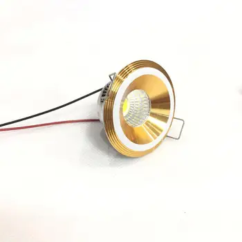 

6Stück 3w cob LED Mini Einbauleuchte Rund verstellbarer Spot Deckenlampe 95-265 V LED-Schrankleuchte