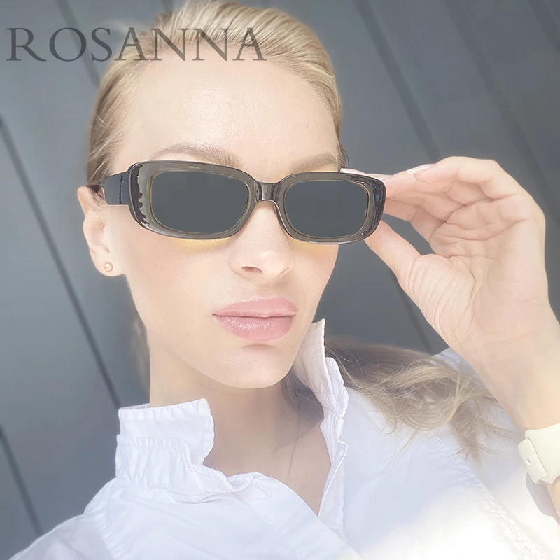 Солнцезащитные очки ROSANNA квадратные женские винтажные небольшие брендовые