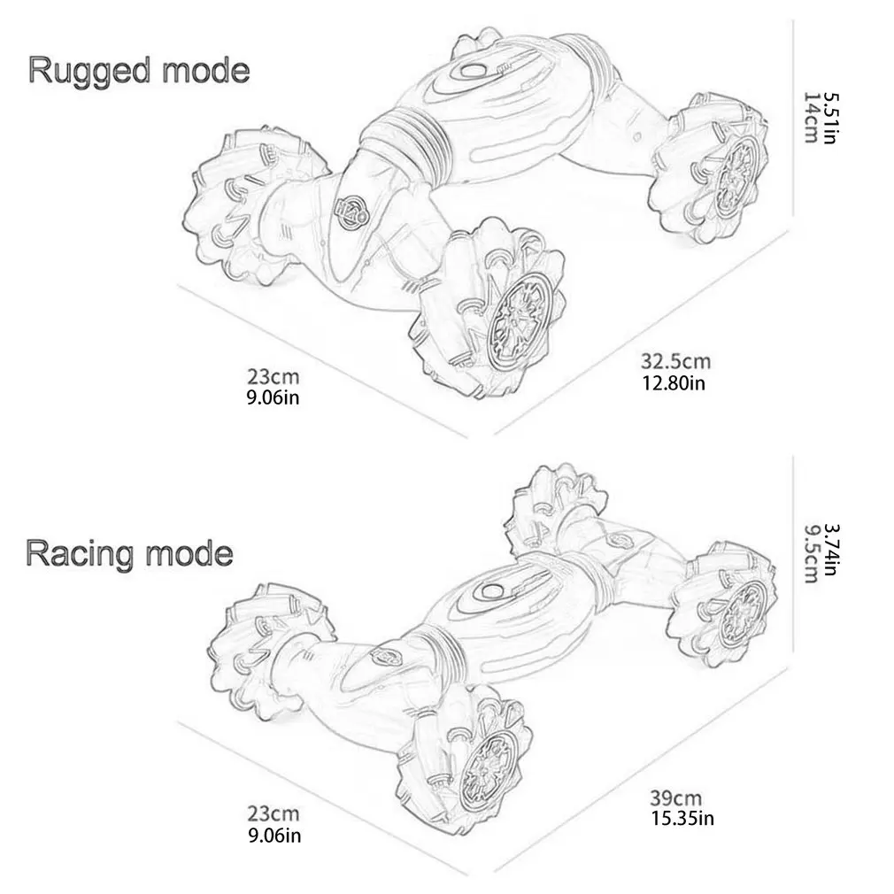 Gesture Sensing Remote Control Twisting Car Watch Remote Control Car Drift Off-Road Vehicle Dancing Stunt Deformation Car