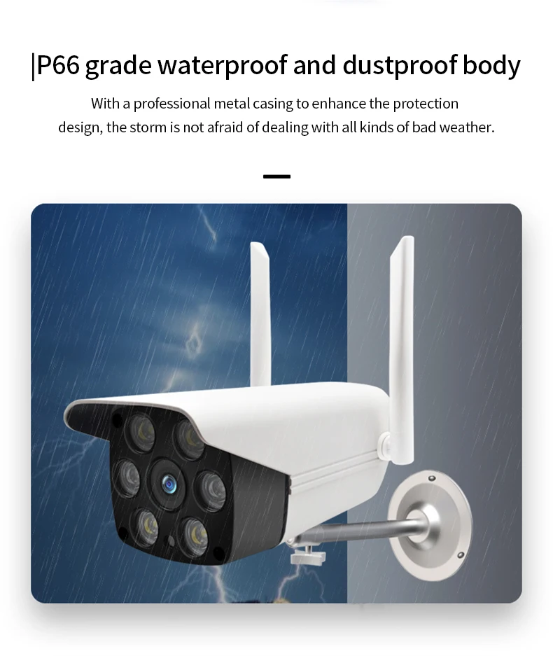 HD Беспроводная ip камера наружная Водонепроницаемая 1080P инфракрасная лампа