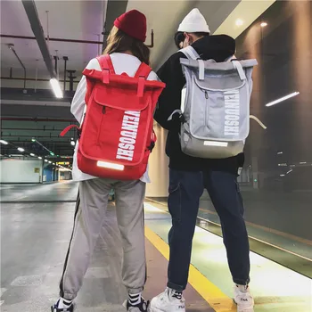 

2020 Trend Backpack Female Europe&United States Fashion Brand Large-capacity Sports Backpack Street Cool High School Student Bag