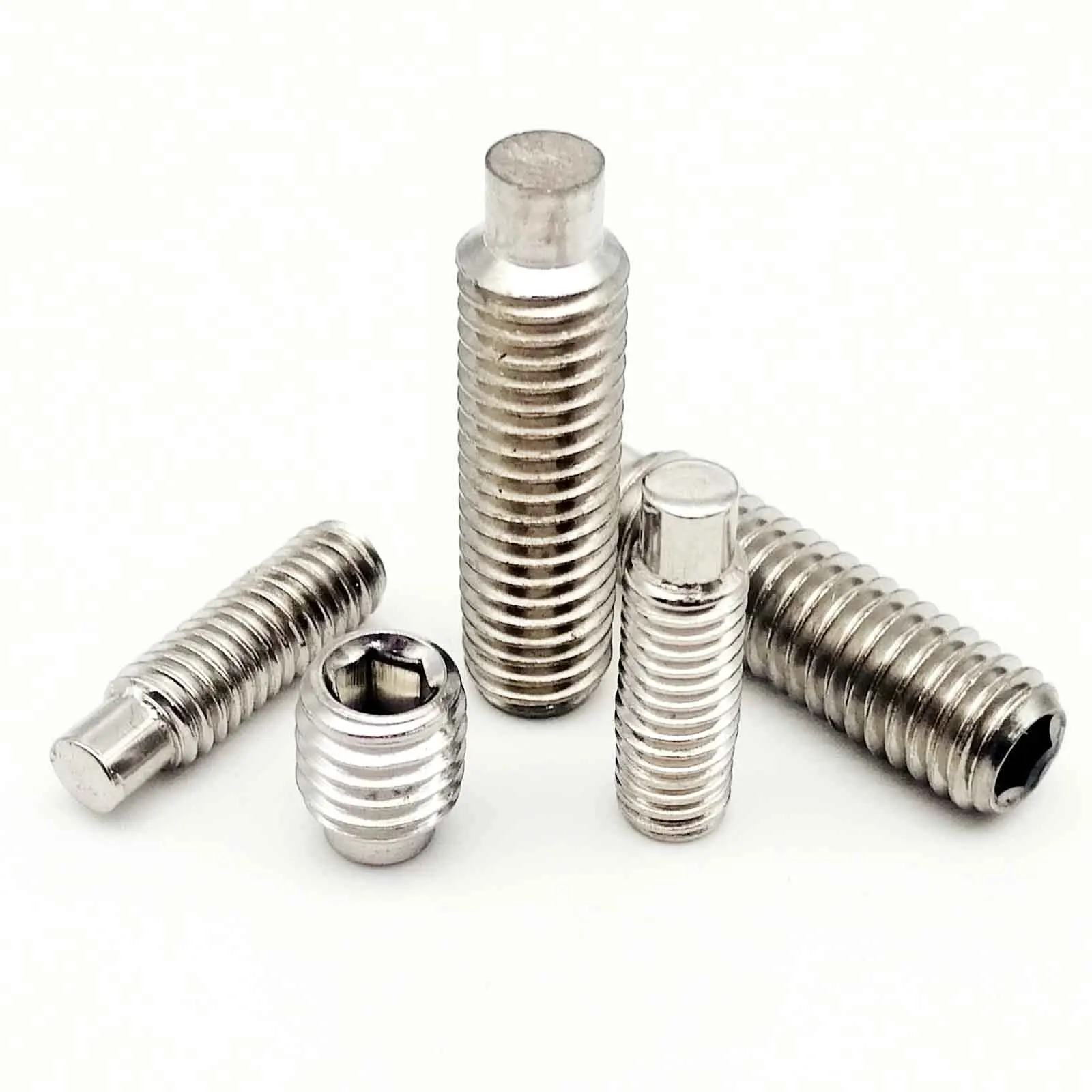M3 M4 M5 M6 M8 M10-M16 304 Stainless Ball Point Grub Screws-Hex Socket Set Screw M3 M4 M5 M6 M8 M10-M16 304 Stainless Ball Point Grub Screws-Hex Socket Set Screw