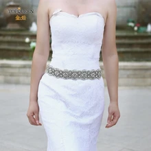 TOPQUEEN S04C Свадебные ремни женские Стразы жемчуг для невесты Пояс аксессуары для вечернего платья