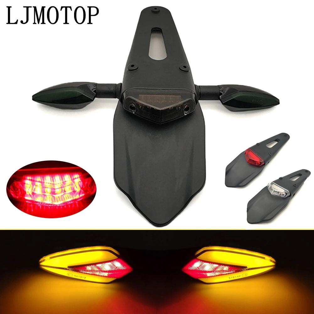 

Motorcycle Fender Mudguard Brake Stop Rear Tail Light 12V LED Taillight lamp For KTM 525SX-R 525XC 525XC-W 525EXC-R 530EXC
