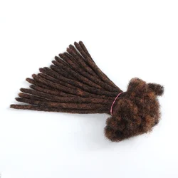 AHVAST Hot Sale Fashion Mix Color 1B/30 Dreadlocks Extension Handmade Human Hair Locs
