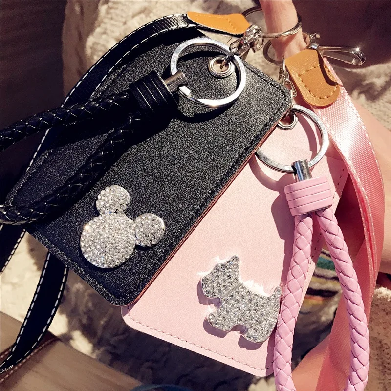 

New Transportation subway access control cartoon card set custom Korean bus card set rope id card set meal card students lovely