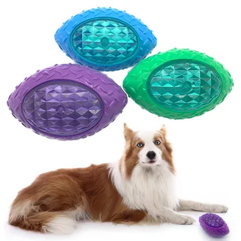 

Pet Dog Tooth Cleaner Squeezing Squeak Funny Toy Interactive Pet Dog Voice Toy Rubber Pet Dog Puppy Squeak Toy