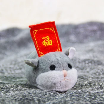 

HOOPET Cat Toys Plush Fur Toy Movement Mouse Pet Kitten Funny Playing Little Mouse Interactive Toy