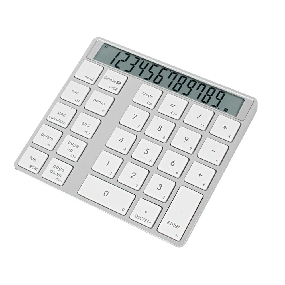 Мини цифровая клавиатура клавиатуры игровой белый 22 клавиши беспроводной белый портативный ноутбук ПК