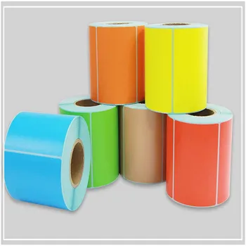 

colorful Waterproof sticker printing label TOP Direct Thermal Labels packing /price labels Zebra