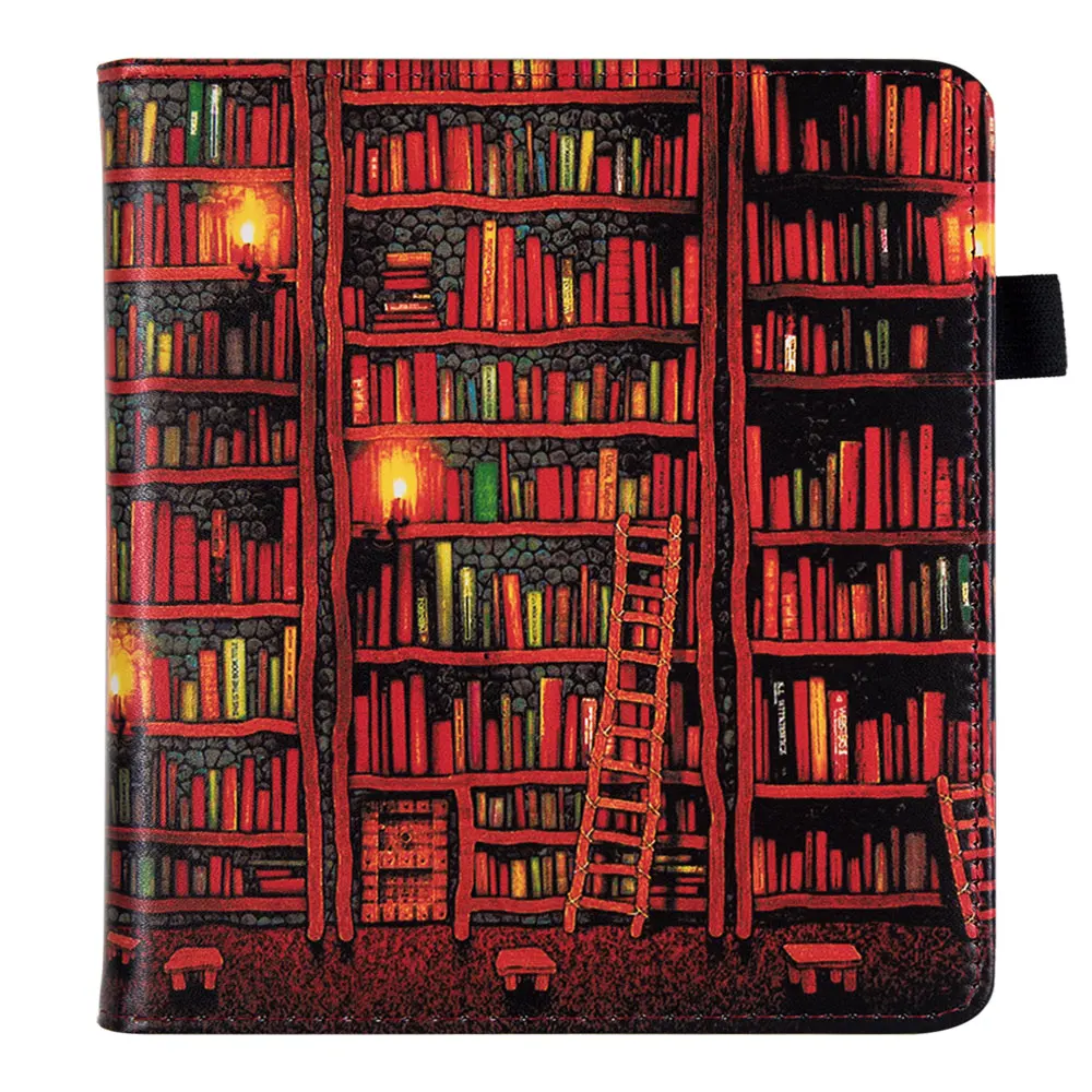 Stand Case for Kobo Libra 2 eReader (2021 Released,Model N418) - Premium PU Leather Sleeve Cover with Hand Strap/Auto Sleep/Wake touch pen for android