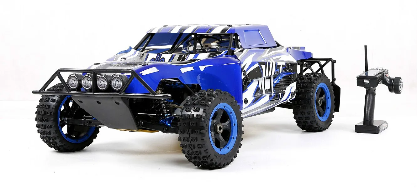 450 45CC 2T бензиновый двигатель два 65 кг сервопривод 4WD RC грузовик для 1/5 весы Rovan ROFUN WLT - Цвет: Blue