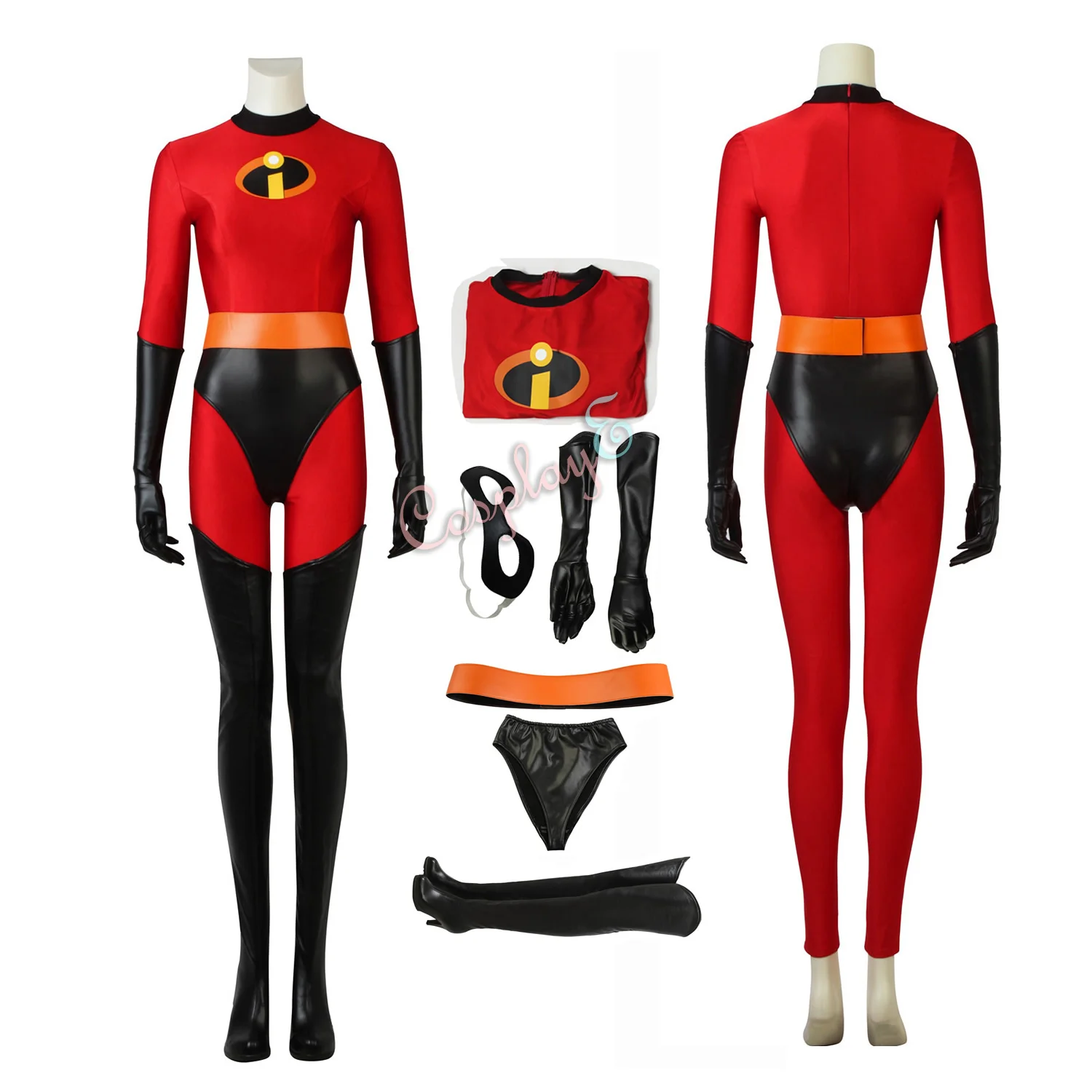 Elastigirl костюм Суперсемейка 2 Косплей Хелен Парр полный комплект Рождественский