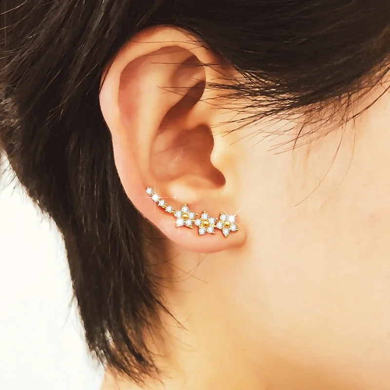 

Women Pentagram Earrings 925 Silver Stud Earrings Rhinestone earrings Star Earrings Mini Star Earrings Party Statement Jewelry