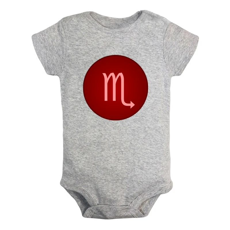 

Virgo Scorpio Capricorn Constellation Aquarius Newborn Baby Girl Boys Clothes Short Sleeve Romper Jumpsuit Outfits 100% Cotton