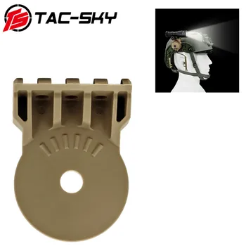 

TAC-SKY tactical headset helmet stand PELTOR COMTAC I II III stand ARC track adapter for tactical lights mounting kit platform