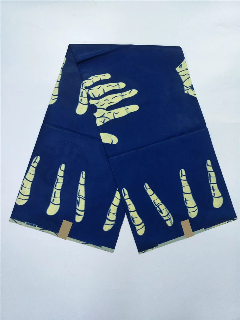 ESEWING Высококачественная африканская вощеная ткань принтом хлопок 6 ярдов швейный материал для платья Гана Нигерия Базен восковая ткань