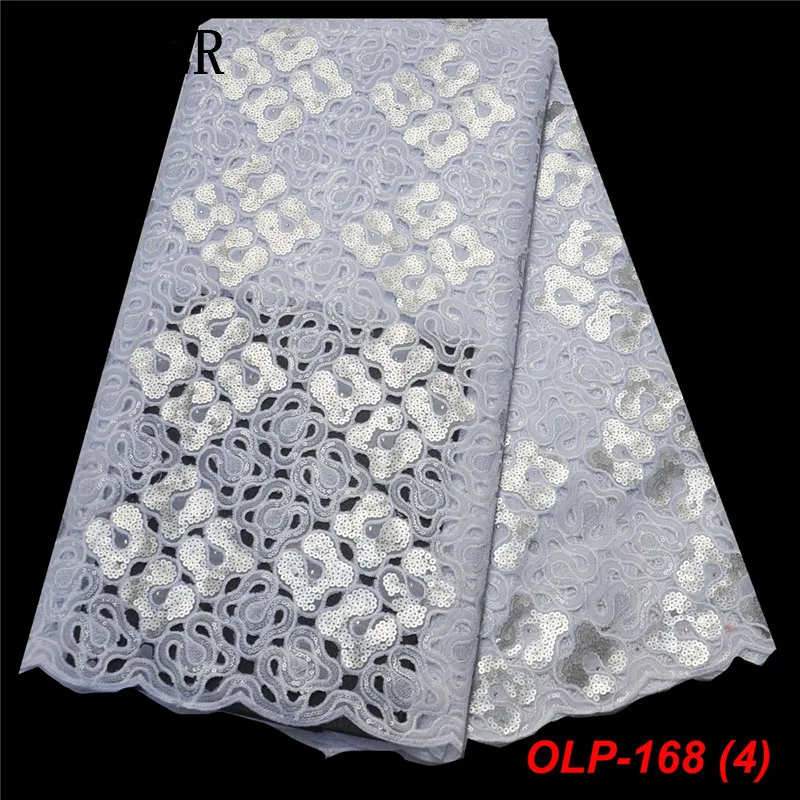 

MIQIER High Quality African nigerian tulle Lace Fabric Organza Fabric fabric with sequins Embroidery fabric with sequins OLP-168
