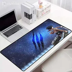 Ataque em titan anime mouse pad velocidade acessórios de jogos computador mousepad gamer tapete antiderrapante mausepad tapetes para computador portátil