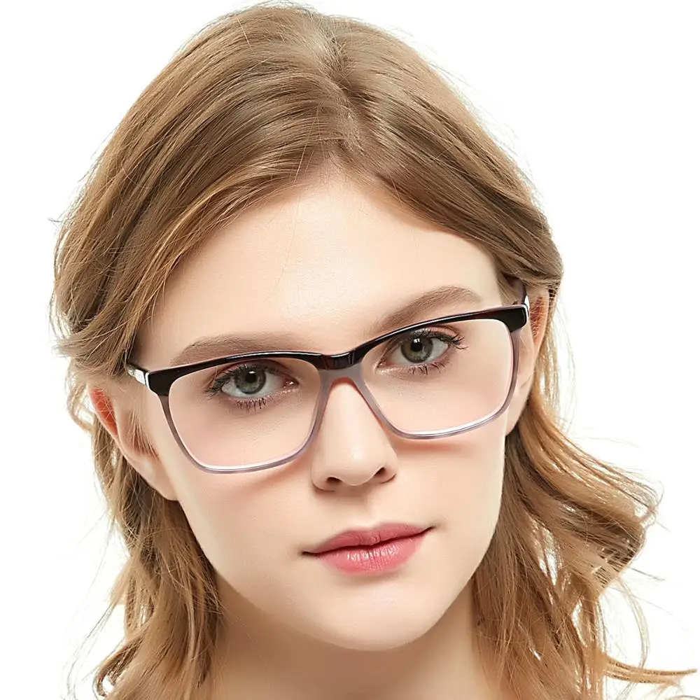 OCCI CHIARI  Fashion Big rim Eyeglasses 54cm For Women Spring Hinge Prescription Lens Medical Optical Glasses Frame W-ZOPPI