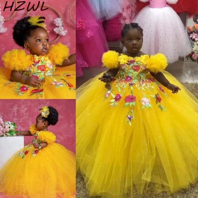 Buy Flower Girl Dress Kids Lace Beaded Pageant Ball Gowns Online at  desertcartINDIA