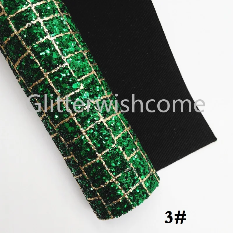 Glitterwishcome 30X134 см мини размер рулона винил для луков кродоли блестящая кожа Fabirc искусственная кожа для луков, GM002B