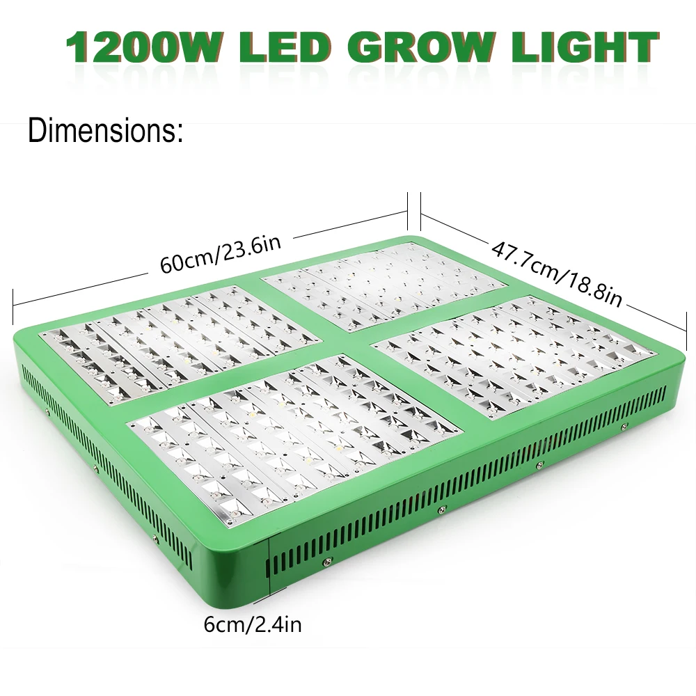 Led Grow Lights for Indoor Plants Full Spectrum Light Plant Hanging Grow Light with IR Red Blue Bulbs Grow Lamps Kit for Green