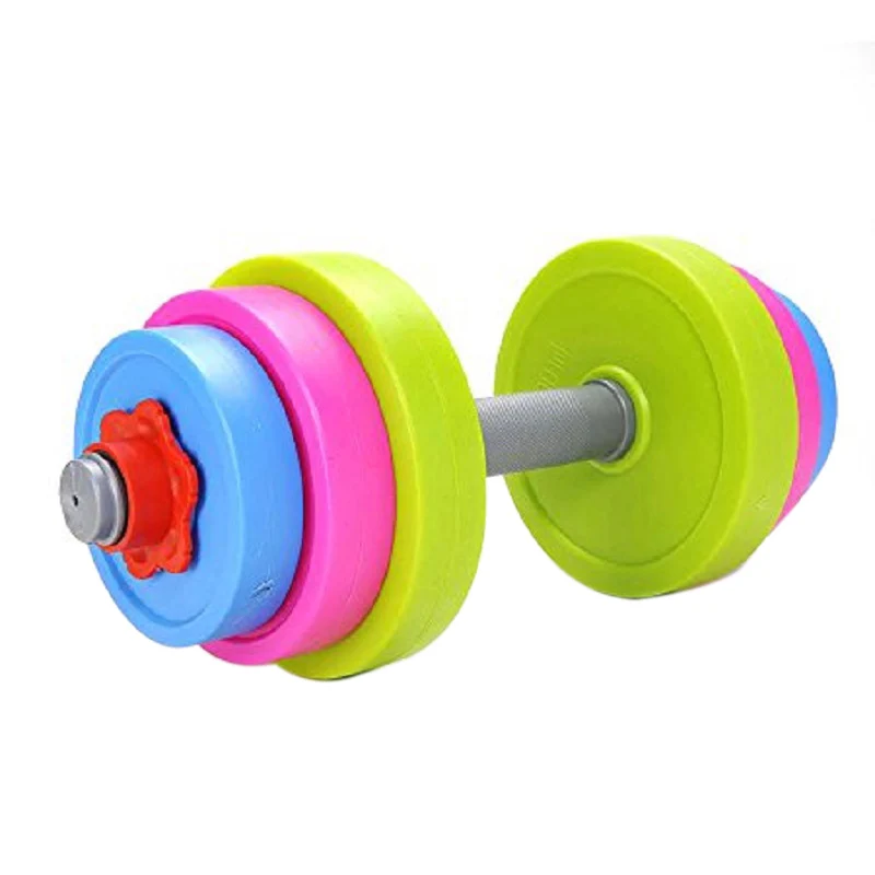 Children's Dumbbell Toy Sensory Training Equipment Children's Weightlifter Kids Toys Barbell Toy Set Dumbbell Set