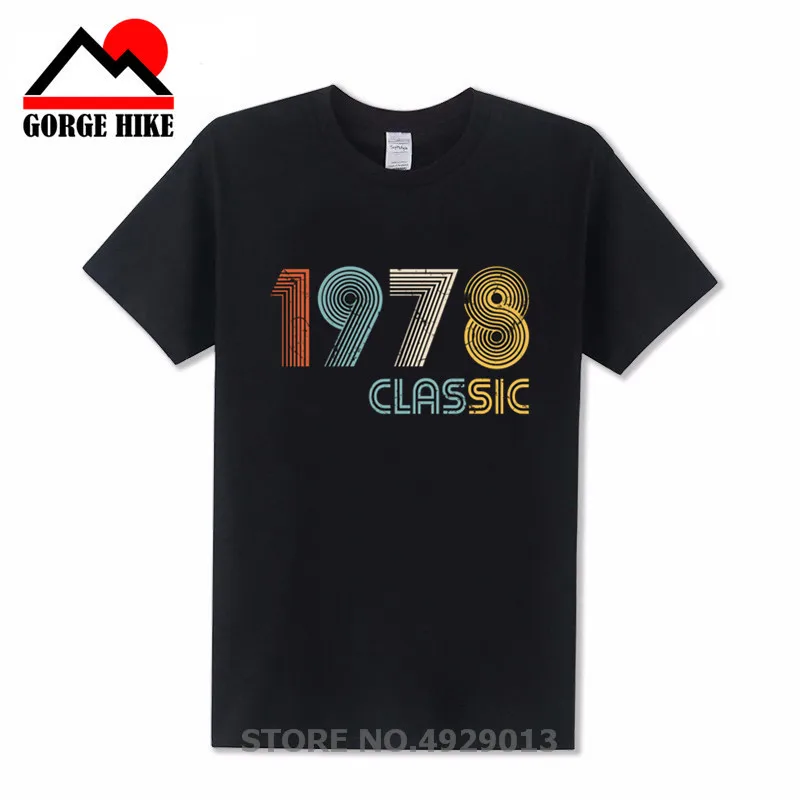 

Vintage Camisetas Retro Classic 40th Birthday Gift 1978 All Original Parts T Shirts Men Casual Custom Cotton Comfortable t-shirt