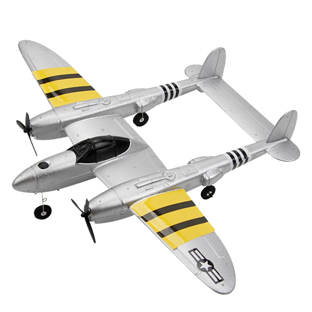 

P38 2.4G Throwing Foam Kids Remote Control Indoor Mini Model RC Glider Flying Gift DIY Airplane Fixed Wing Drone Toy