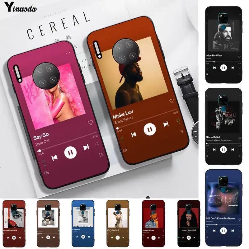 Чехол для телефона Yinuoda с изображением эстетических песен huawei mate 9 10 20 30 pro lite X Y5 6 7