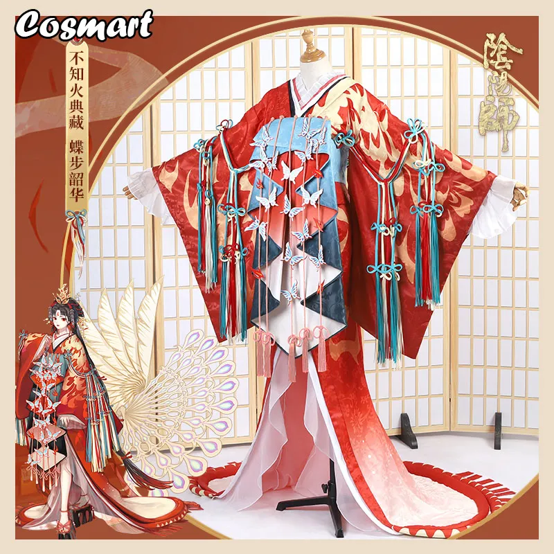 Горячая игра Onmyoji SSR Shiranui Diver Новое кимоно из кожи Косплей Костюм Униформа платье