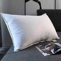 Customized Size 100% Down Pillow Core Pure White Goose Down Pillow Core 100% Cotton Shell Help Sleep 2